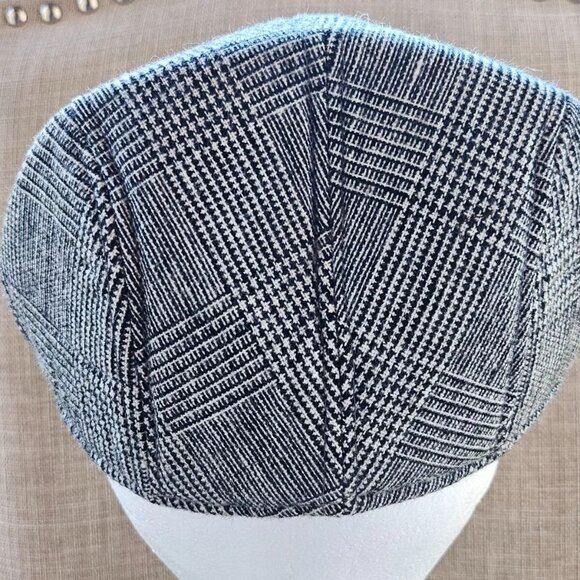 Men Hat Gatsby Gray Cap Hat Newsboy Hat Size 58 New - Picture 5 of 12